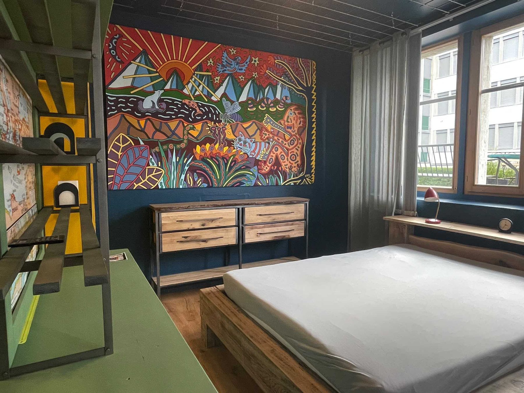 L'effondrement accroché dans une chambre, collection privée